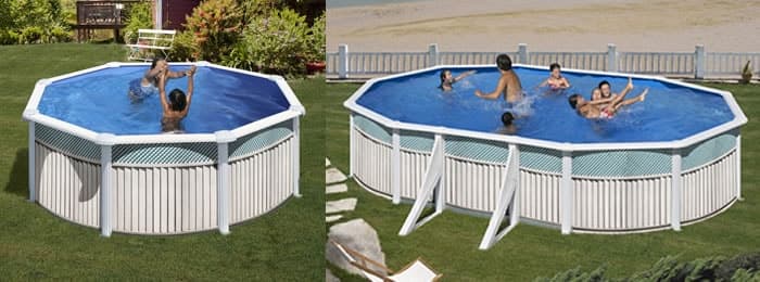 Piscinas Gre Capri Celosía, estilo fresco y luminoso Piscinas Gre Capri Celosía