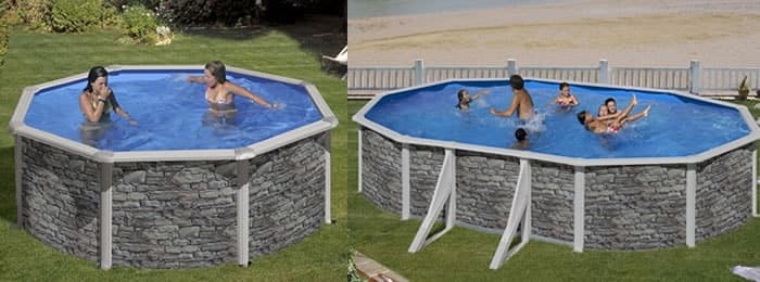 Piscinas Gre Cerdeña, con un toque rustico Piscinas Gre Cerdeña