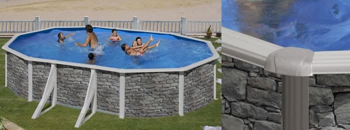 Piscinas Gre Córcega, la decorada de piedra con todas las prestaciones Piscinas Gre Corcega