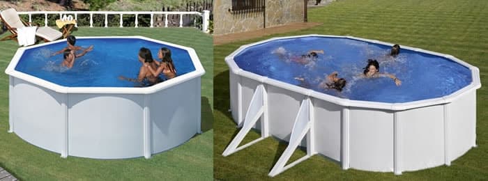 Piscinas Gre Fidji los modelos de 120 cm con filtro de arena Piscinas Gre Fidji