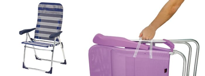 Sillas Plegables para el jardín, la playa o el camping Sillas Plegables