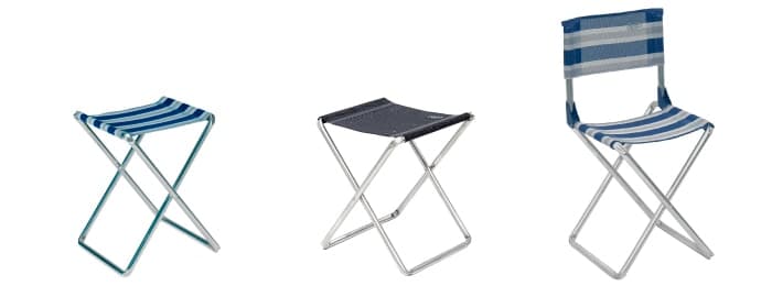 Silletas y taburetes ligeros para llevar sin esfuerzo Silletas