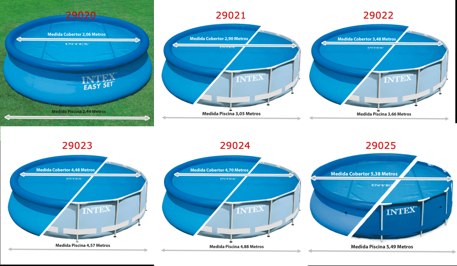 Cobertor Solar para Piscinas Intex