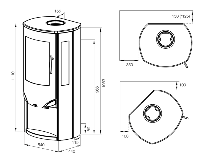 Estufa de Leña Lotus Prio