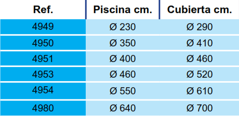 Cubierta Invierno Piscina Toi Circular
